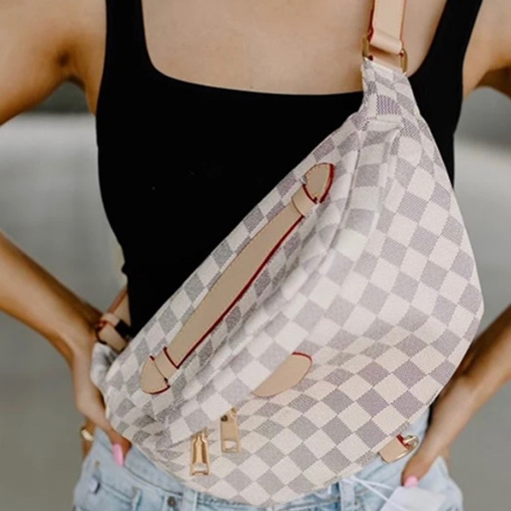 Checkered Fanny Pack - Picture 2 of 7